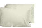 Luxurious Viscose from 100% Bamboo 2-Piece Pillowcase Set , Oeko-TEX Certified, Queen - Creme