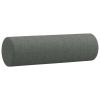 Throw Pillows 2 pcs Dark Gray Ø5.9"x19.7" Fabric
