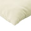 Throw Pillows 4 pcs Cream 15.7"x15.7" Fabric