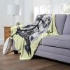 Star Wars; Storm Trooper Decorated Helmet Aggretsuko Comics Silk Touch Throw Blanket; 50" x 60"