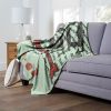 Hasbro Monopoly Silk Touch Throw Blanket, 50" x 60", Pass Go