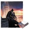 Batman; Knight Watch Aggretsuko Comics Silk Touch Throw Blanket; 50" x 60"