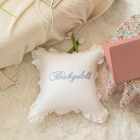 Nordic Sofa Light Luxury Pillow Cover (Option: Babydoll Blue Pillow Cover-45 X45cm With Core)