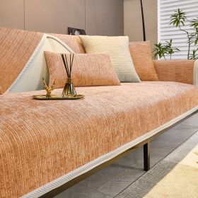 Four Seasons Universal Sofa Cover Cover All-inclusive Universa (Option: Orange-70×210)