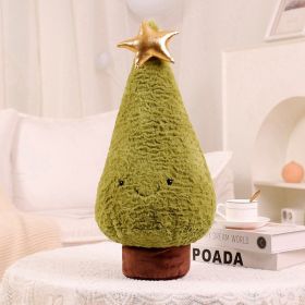 Plush Cute Elk Domestic Ornaments Christmas Gift Christmas Tree Pillow (Option: Christmas tree-50cm)